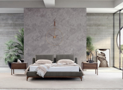 Modernen Designen Schlafzimmer Set 3tlg Bett 2x Nachttisch 180x200